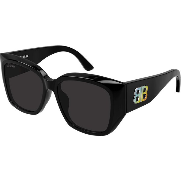 Balenciaga BB0445SK Asian Fit 002 Women’s Sunglasses Black Size 56