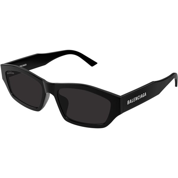 Balenciaga BB0448SK Asian Fit 001 Men's Sunglasses Black Size 57