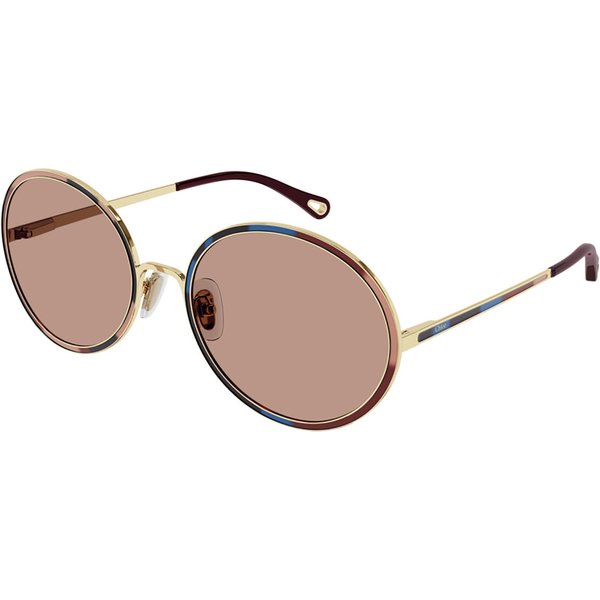 Chloé CH0100S 002 Women’s Sunglasses Gold Size 60