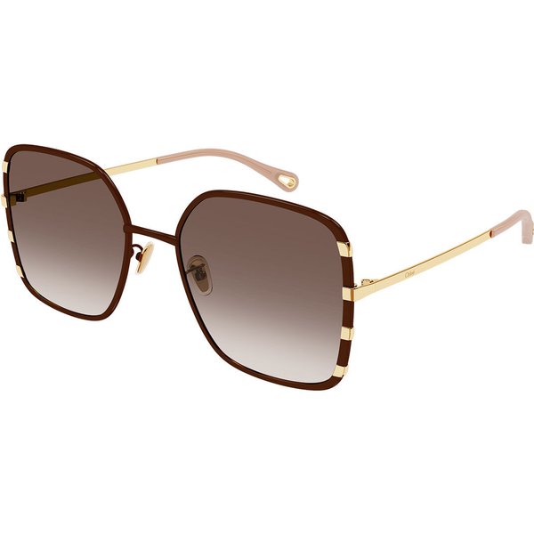 Chloé CH0143S 005 Women’s Sunglasses Brown Size 59