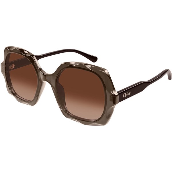 Chloé CH0226S 007 Women’s Sunglasses Brown Size 53