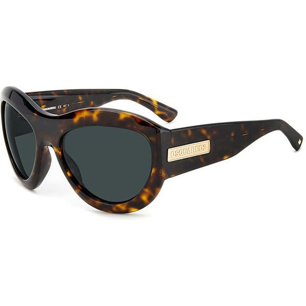 Dsquared2 D2 0072/S 086/KU Men's Sunglasses Tortoiseshell Size 59