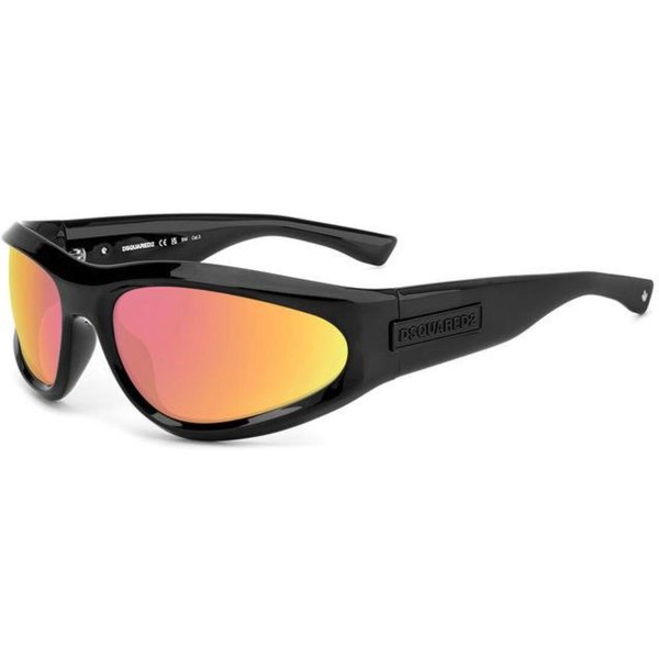 Dsquared2 D2 0101/S 3H2/VQ Men's Sunglasses Black Size 67