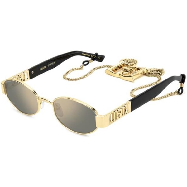 Dsquared2 D2 0155/S/SE 000/JO Men's Sunglasses Gold Size 53