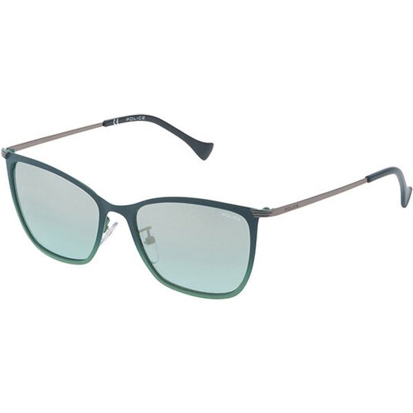 Police SPL191 RIVAL 11 KB1X Women’s Sunglasses Green Size 53