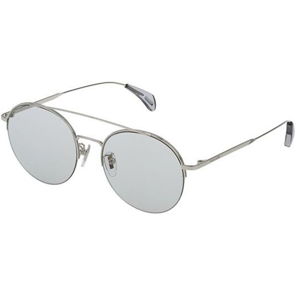 Police SPL741 0H48 Men's Sunglasses Silver Size 54