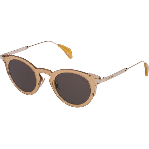 Police SPL624 0300 Women’s Sunglasses Gold Size 46