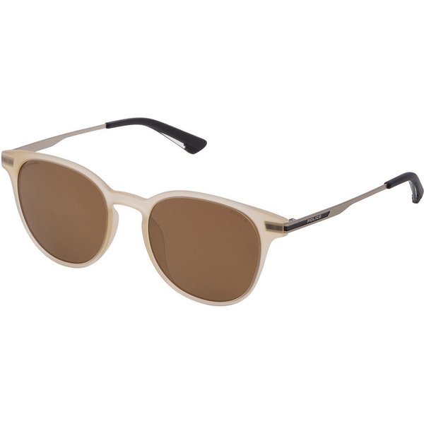 Police SPL718 SUMMERTIME 1 Polarized I02G Men's Sunglasses Brown Size 52