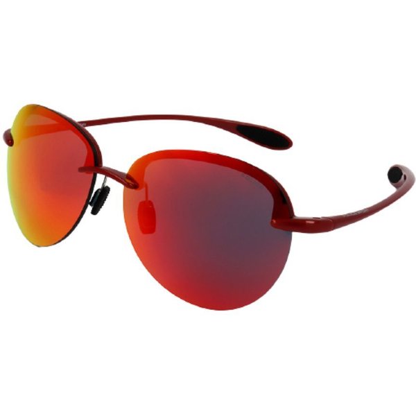 Police SPL302G U33R Men's Sunglasses Burgundy Size 62