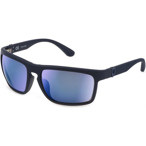 Police SPLF63 06QS Men's Sunglasses Blue Size 63