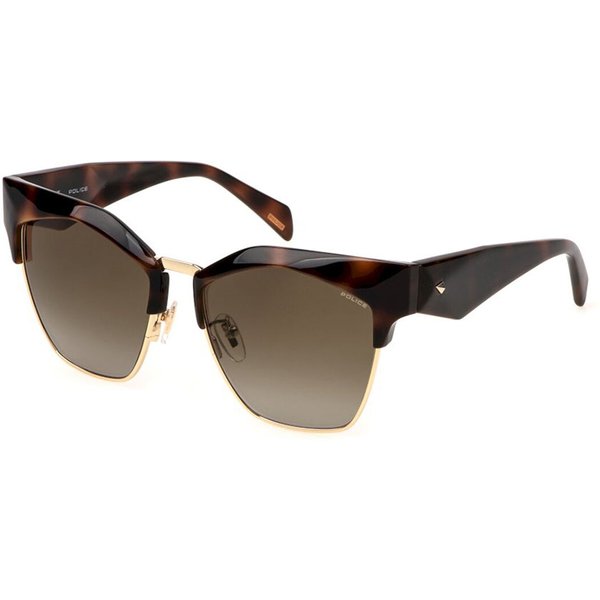 Police SPLN59 GEM 4 01AY Women’s Sunglasses Gold Size 56