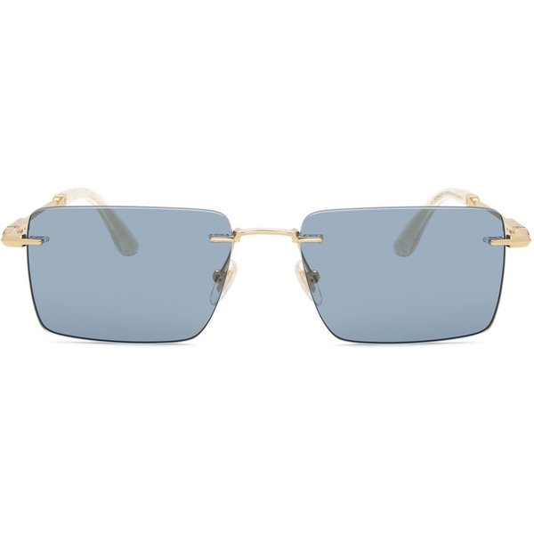 Police SPLP35 HORIZON 12 300B Men's Sunglasses Gold Size 57