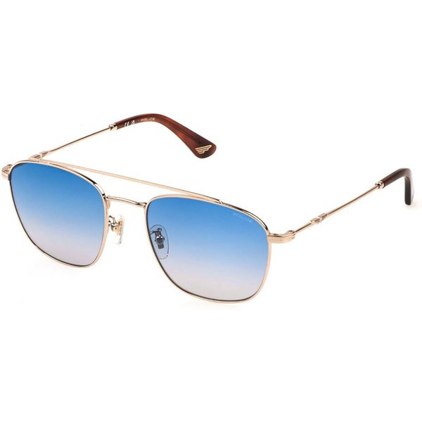 Police SPL996 ORIGINS LITE 2 300Y Men's Sunglasses Gold Size 55