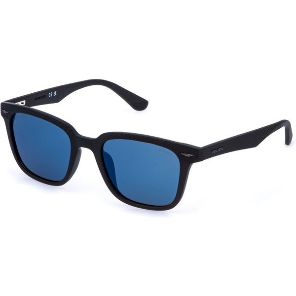 Police SPLE01 GATOR 1 U28B Men's Sunglasses Black Size 52