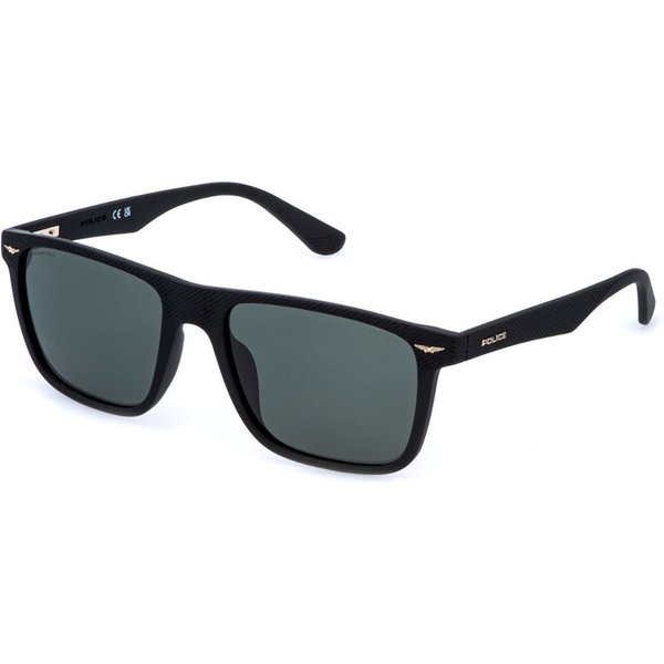 Police SPLE02 GATOR 2 U28P Men's Sunglasses Black Size 57