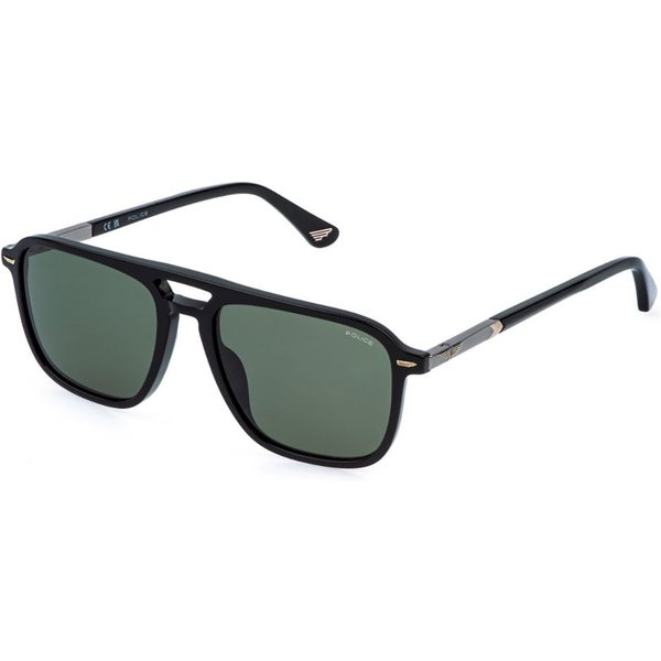 Police SPLR78 NEW CROSSROADS 7 0700 Men's Sunglasses Black Size 57