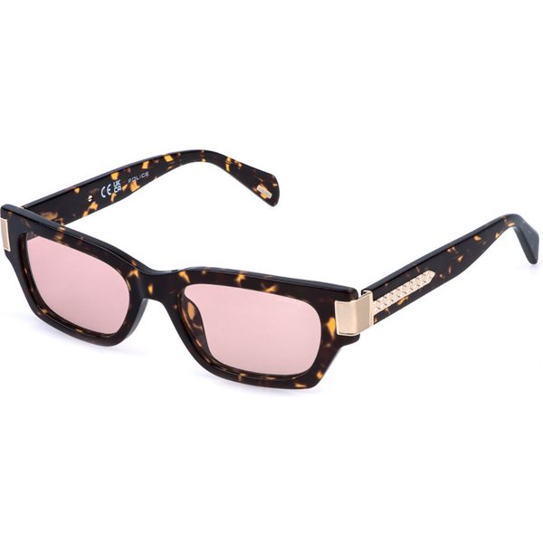 Police SPLR96E INVICTUS 2 02BU Women’s Sunglasses Tortoiseshell Size 53