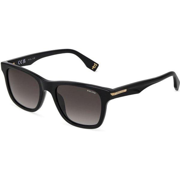 Police SPLU68 NERVE 2 Polarized 700Y Men's Sunglasses Black Size 53