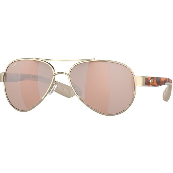 Costa Del Mar 6S4006 Loreto Polarized 400612 メガネ フレーム - 男性用 - 金色