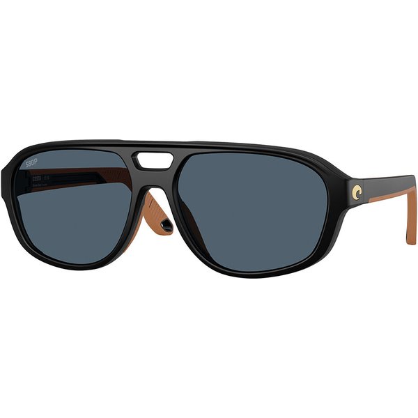 Costa Del Mar 6S9133 Street Heat Polarized 913304 メガネ フレーム - 男性用 - 黒