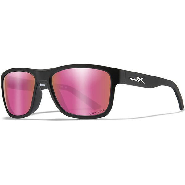 Wiley X Ovation CAPTIVATE™ Polarized AC6OVN10 メガネ フレーム - 男性用 - 黒