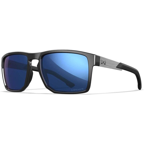 Wiley X APEX Polarized AC6APX09 Men's Sunglasses Black Size 55