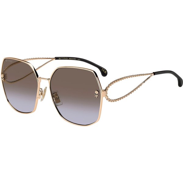 Etro 0071/F/S Asian Fit 000/QR Women’s Sunglasses Gold Size 62