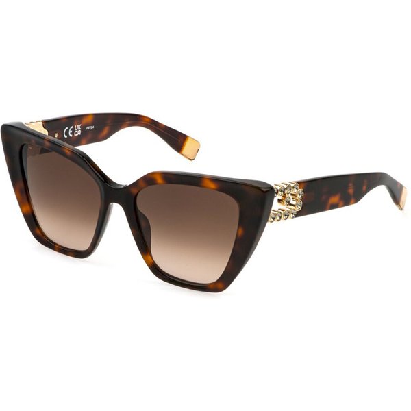 Furla SFU879S 0752 Women’s Sunglasses Tortoiseshell Size 54