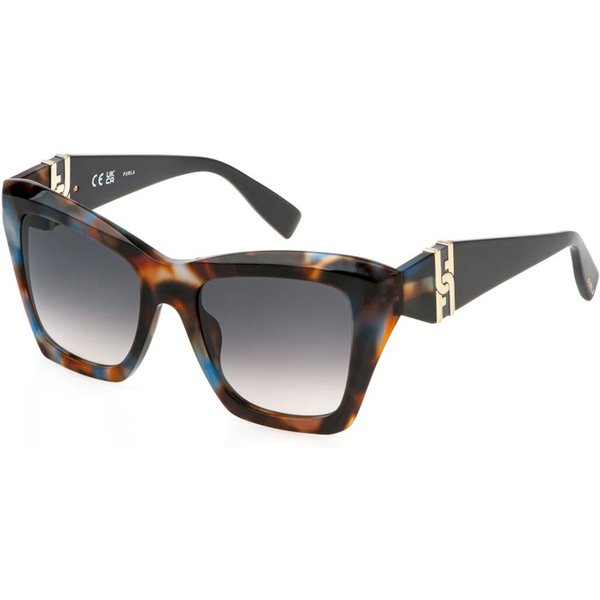 Furla SFU884 09UV Women’s Sunglasses Tortoiseshell Size 52