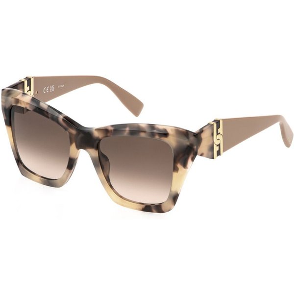 Furla SFU884 0XA5 Women’s Sunglasses Tortoiseshell Size 52