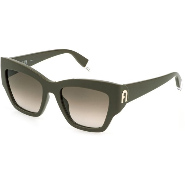 Furla SFU891 06S9 Women’s Sunglasses Green Size 54