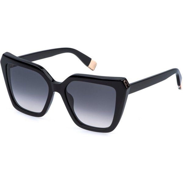 Furla SFU978 0700 Women’s Sunglasses Black Size 55