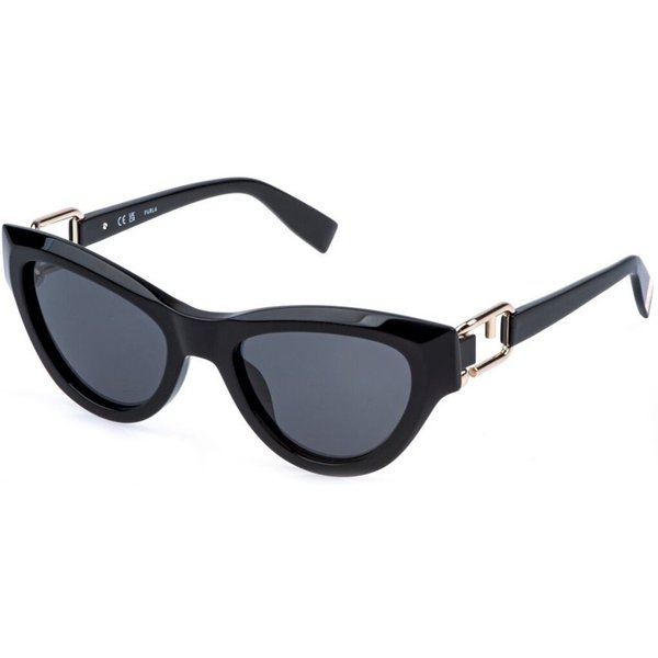 Furla SFU982 0700 Women’s Sunglasses Black Size 54