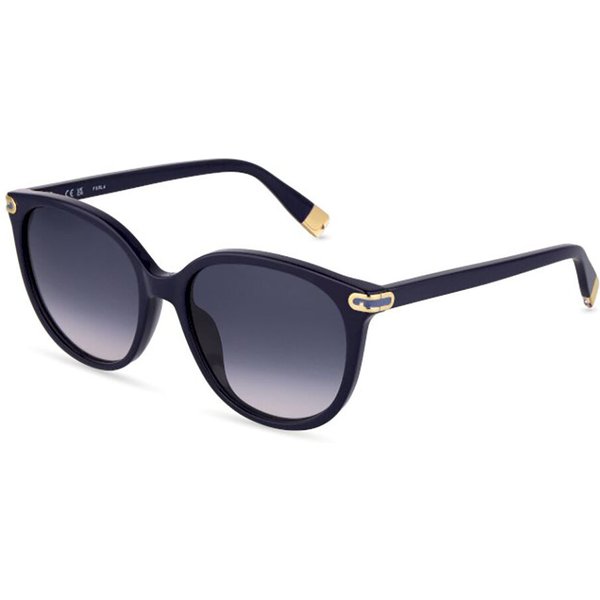 Furla SFUB12 0W74 Men's Sunglasses Blue Size 55
