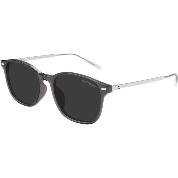 Montblanc MB0445SA Asian Fit 004 Men's Sunglasses Grey Size 54
