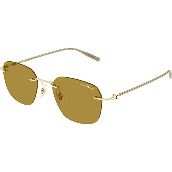 Montblanc MB0430S 004 Men's Sunglasses Gold Size 53