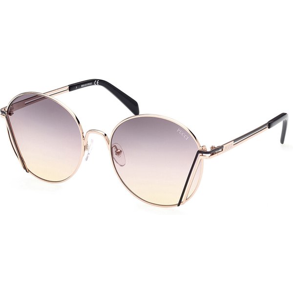 Pucci Emilio Pucci EP0180 28B Women’s Sunglasses Gold Size 58