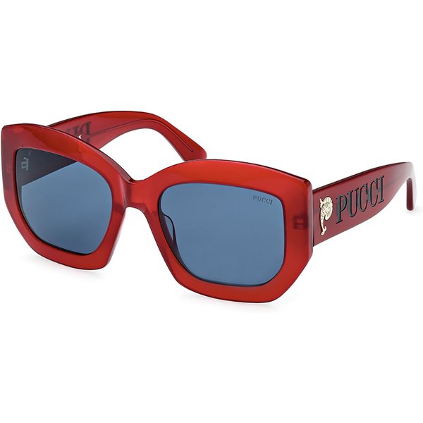 Pucci Emilio Pucci EP0211 66V Women’s Sunglasses Red Size 54