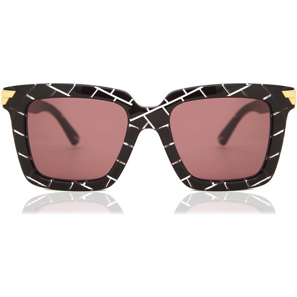 Bottega Veneta BV1005SA アジアフィット 004 メガネ フレーム - 女性用 - バーガンディ
