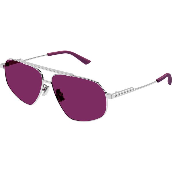 Bottega Veneta BV1194S 003 Women’s Sunglasses Silver Size 61