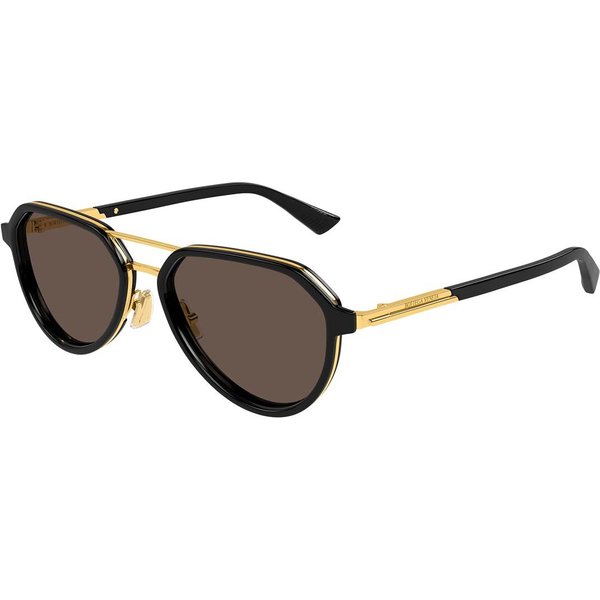 Bottega Veneta BV1373S 001 Men's Sunglasses Black Size 55