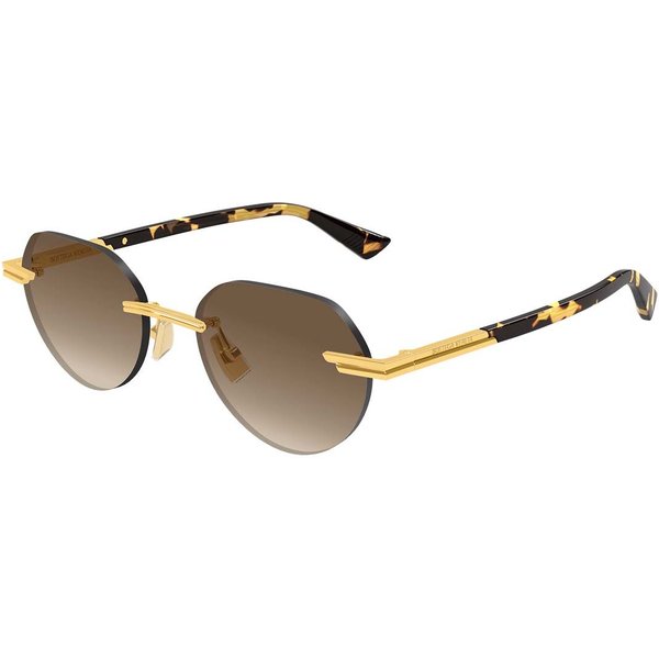 Bottega Veneta BV1379S 003 メガネ フレーム - 男性用 - 金色