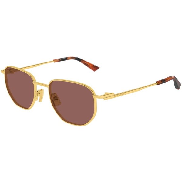 Bottega Veneta BV1301S 008 Men's Sunglasses Gold Size 52