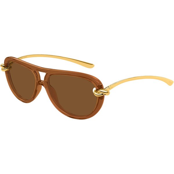 Bottega Veneta BV1418S 004 Women’s Sunglasses Brown Size 58