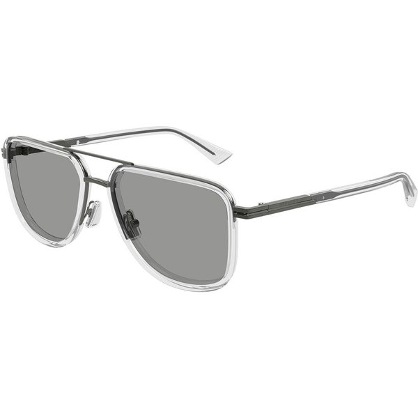 Bottega Veneta BV1463S 004 Men's Sunglasses Clear Size 56