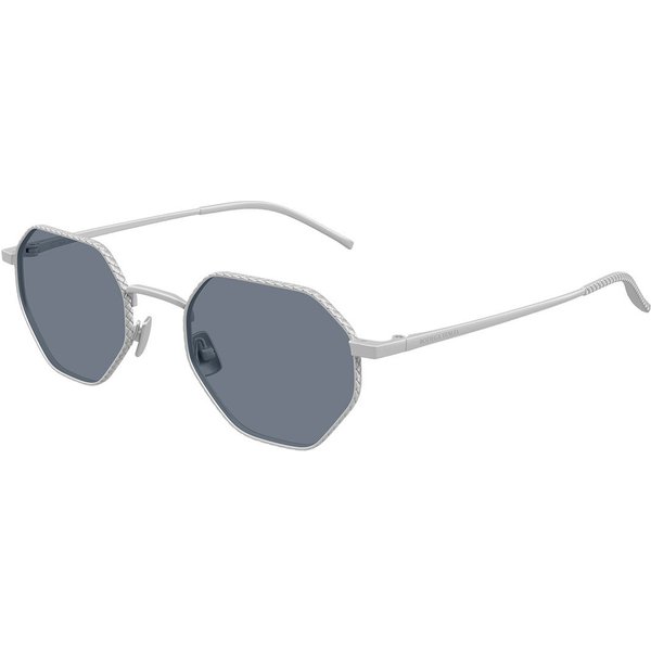 Bottega Veneta BV1471S 004 Men's Sunglasses Silver Size 51