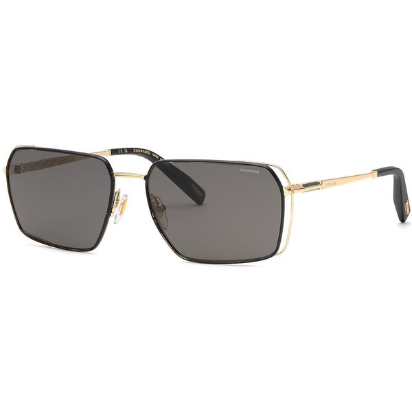 Chopard SCHG90 Polarized 302P Men's Sunglasses Black Size 60
