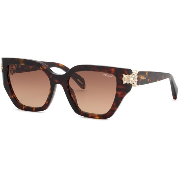 Chopard SCH418S 0909 Women’s Sunglasses Tortoiseshell Size 54
