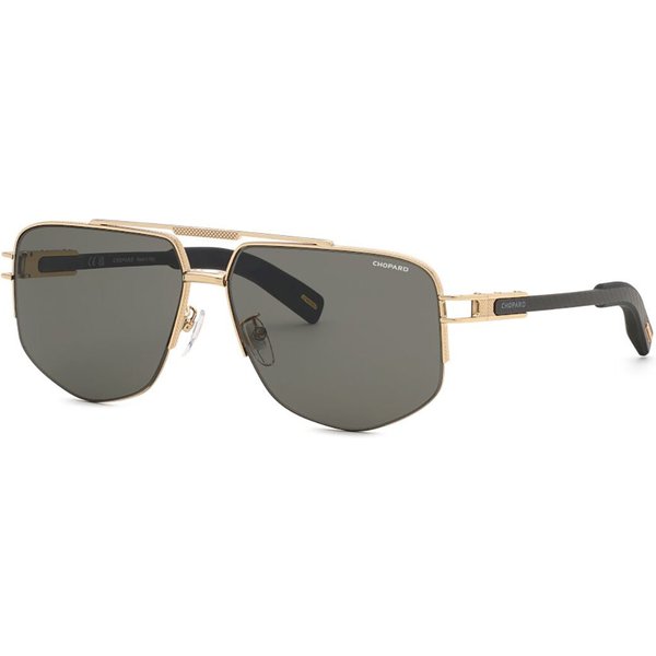 Chopard SCHM12 0300 Men's Sunglasses Gold Size 62