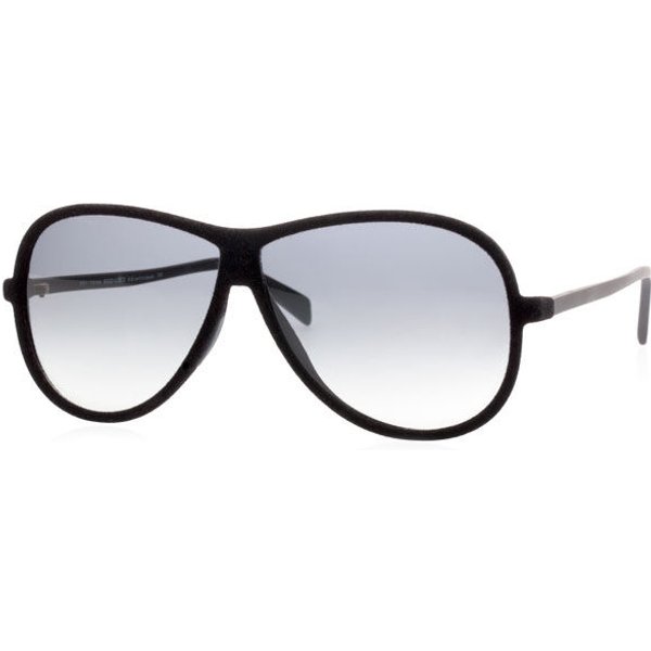 Italia Independent II 0030V 009.000 Men's Sunglasses Black Size 60